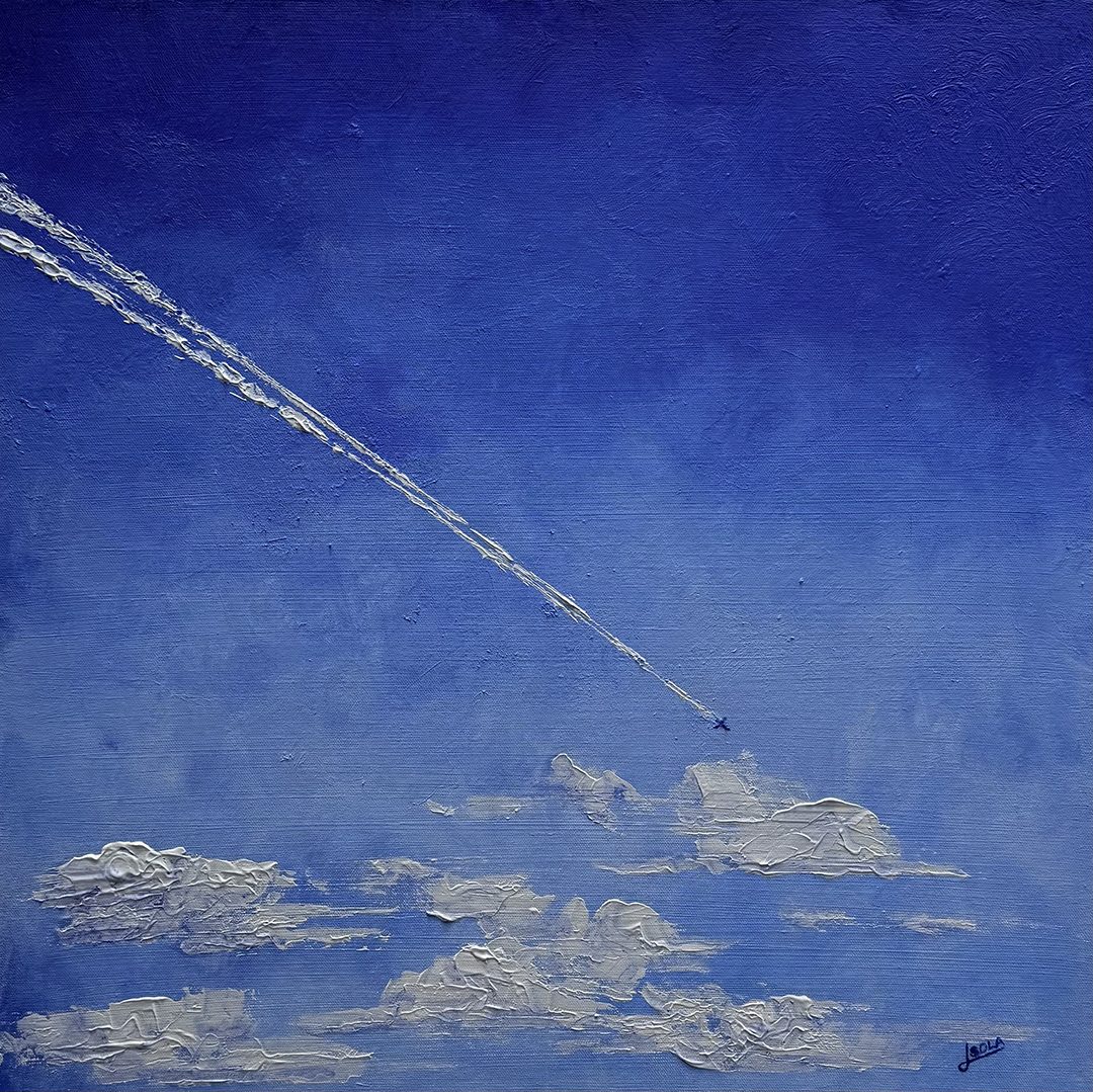 Original acrylic painting of Hong Kong by Javi Sola