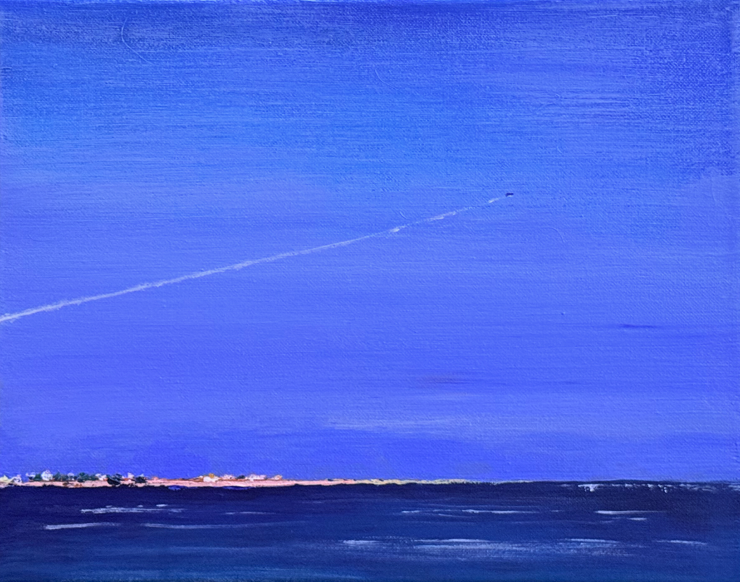 Original acrylic painting of St. Augustine, Florida by Javi Sola